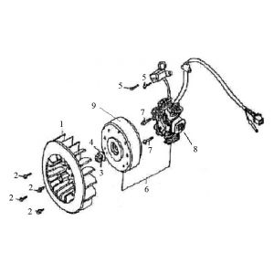 Zapłon Turbo RG50 125cc