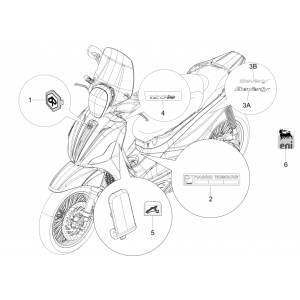 Piaggio Beverly 125 RST 4T 4V IE E3 2010-2015 (EMEA) zdjęcia i paski dekoracyjne