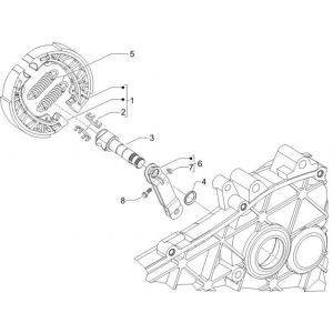 Hamulec tylny Piaggio Zip 2000 4-suwowy AC
