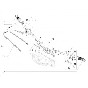 Pompa hamulca Vespa Sprint 125 4T 3V IE ABS E5 2021 (EMEA)