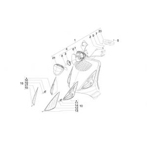 kierunkowskaz Piaggio Zip 2000 2-suwowy AC