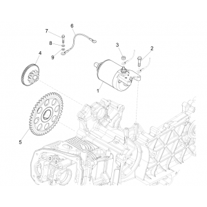 Rozrusznik - rozrusznik Vespa Sprint 150 3V IE ABS Euro 3 2015