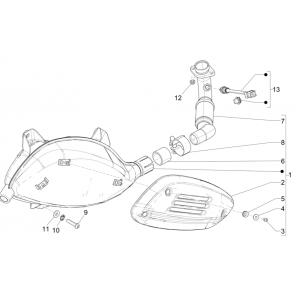 Wydech Vespa GTS 300 Super HPE 4V IE ABS Euro 5 2020-2022