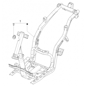 Piaggio Typhoon 50 2-suwowa ramka Euro 4 2018-2020