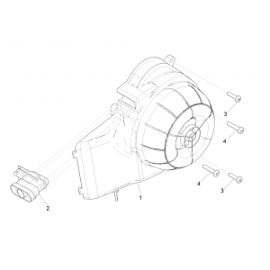 Osłona koła zamachowego Piaggio Typhoon 50 2-suwowa Euro 4 2018-2020