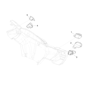 Przełączniki - przyciski Piaggio Typhoon 50 2-suwowy Euro 4 2018-2020