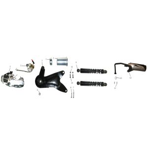 Amortyzator Turbo Cx-50 4-suwowy