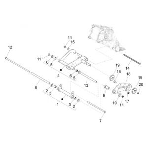 Piaggio MP3 300 ie E4 LT BUSINESS wahacz - SPORT NOABS-ABS 2016 - 2018 (EMEA)