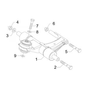Ramka pomocowa Vespa S 2-suwowy