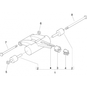 Wahacz Piaggio Zip 50 SP 2006-2013