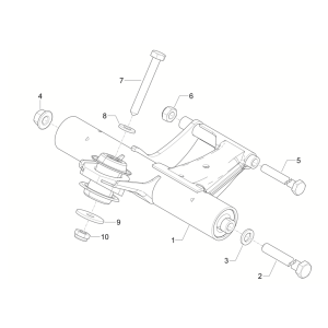 Rama pomocnicza Vespa Sprint 4-suwowy 3-zaworowy (euro5 wtrysku IGET)