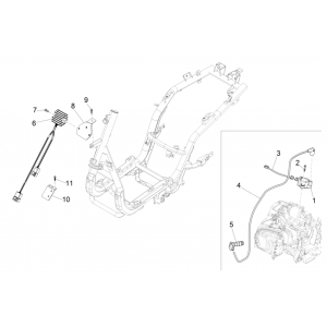 Piaggio Fly 125 4-suwowy 3V IE E3 regulator napięcia