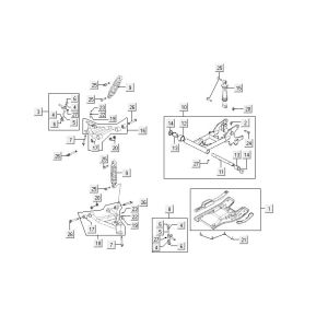 Części ramy Kymco MXU 150