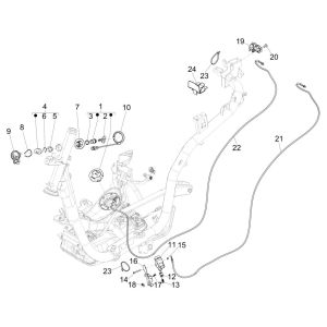 Piaggio Medley 125 ABS E5 2021-2022 (EMEA) Zamki