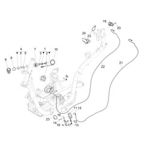 Piaggio Medley 125 4T IE ABS E4 2016-2019 zamki (EMEA)
