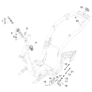 Zamki czterosuwowe Piaggio Liberty (IGET EURO 5)