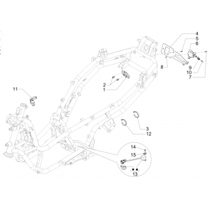 Piaggio MP3 350 Maxi sports E4 ABS 2018-2020 zamki (EMEA)