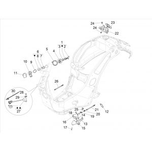 Zamki Vespa Sprint 125 4T 3V IE ABS E5 2021 (EMEA)