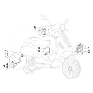 Części elektryczne 2 Vespa S 2-suwowy