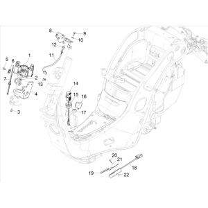 Regulator napięcia Vespa Elettrica 25/KMH SCH E5 2021 (EMEA) 