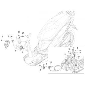 Regulator napięcia Liberty 125 IGET 4T 3V IE E4 ABS 2015 - 2019 (EMEA)