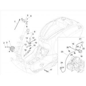 Regulator napięcia Vespa Sprint 125 4T 3V IE ABS E5 2021 (EMEA)