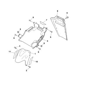Błotnik Yamaha Aerox 2-suwowy
