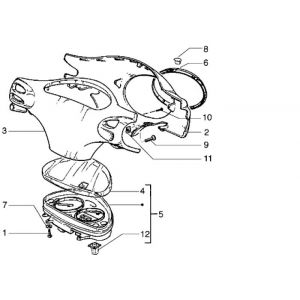 Kilometr Piaggio Liberty 2-suwowy do 2005