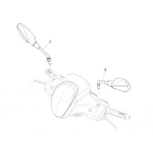 Lusterka Piaggio Medley 125 4T IE ABS E4 2016-2019 (EMEA)