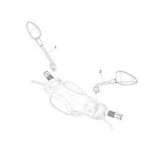 Vespa Sprint 125 4T 3V IE ABS E5 2021 lusterka (EMEA)