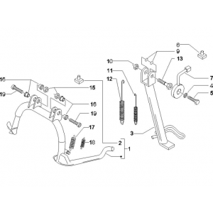 Standardowy Piaggio Beverly 500 E3 2007-2012