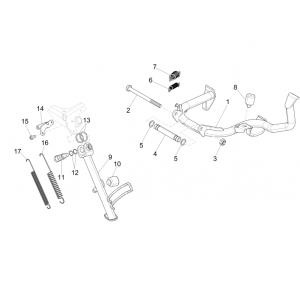 Standardowy Vespa GTS 250 czyli 2005-2016 (bez ABS)