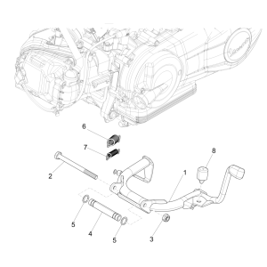 Średni standard Vespa Sprint 4-suwowy 3-zaworowy (wtrysk euro5 IGET)