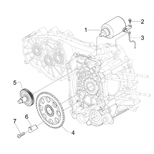 Rozruch - rozruch elektryczny Piaggio Beverly 125 RST 4T 4V IE E3 2010-2015 (EMEA)