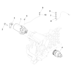 Uruchamianie - Rozrusznik elektryczny Piaggio Liberty 50 4-suwowy