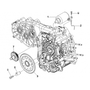 Uruchamianie - Rozrusznik elektryczny Vespa GTS 250 ie 2005-2016 (bez ABS)