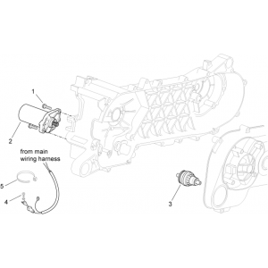 Rozrusznik Aprilia SR 50 H2O ie+carb 2004-2009