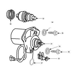 Starter Peugeot Speedfight 2 AC E2 2-suwowy