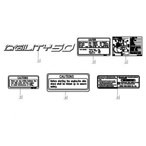 Naklejki Kymco Agility Fat 12' 4-suwowy techno srebrny