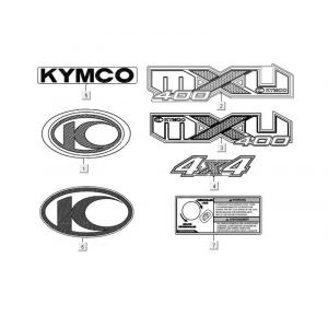 Naklejki Kymco MXU 400