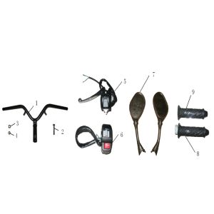 Lusterka kierownicze Lintex HT50QT-39 4-suwowe