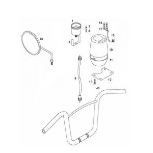 Kierownica Tomos Pack'r 2-suwowa