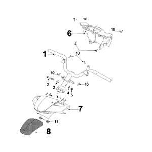 Kolanko kierownicy Peugeot Kisbee satyna lampa błyskowa euro4