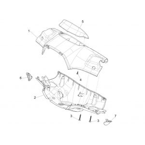 Vespa Sprint 125 4T 3V IE ABS E5 2021 osłona kierownicy (EMEA)