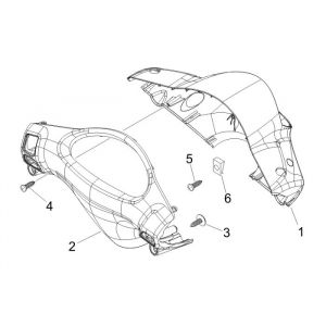 sterówka Piaggio Fly 4-suwowa