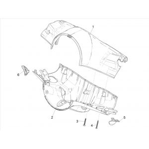 Osłony kierownicy Vespa Elettrica 25/KMH SCH E5 2021 (EMEA) 