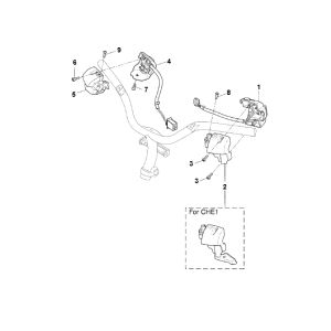 Przełączniki kierownicy Yamaha Aerox 2-suwowe