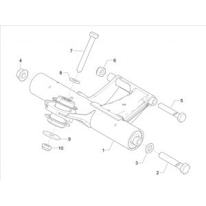Vespa Primavera 4-suwowy 3V rama pomocnicza (euro5 wtrysku IGET) 