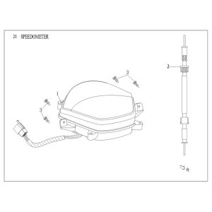 Licznik/deska rozdzielcza Agm Vx50 Plus