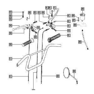 Stuurdelen Tomos STANDARD (25-45KMH) (K8-L0)